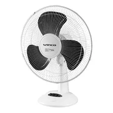 Ventilador De Mesa Winco W326ia Blanco Con 3 Palas Color Negro, 16 De Diámetro 220 v