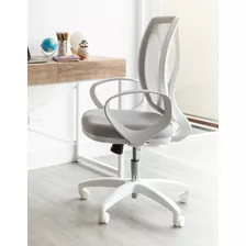 Silla Oficina Ejecutiva Sillon Gerencial Alma Blanco A30