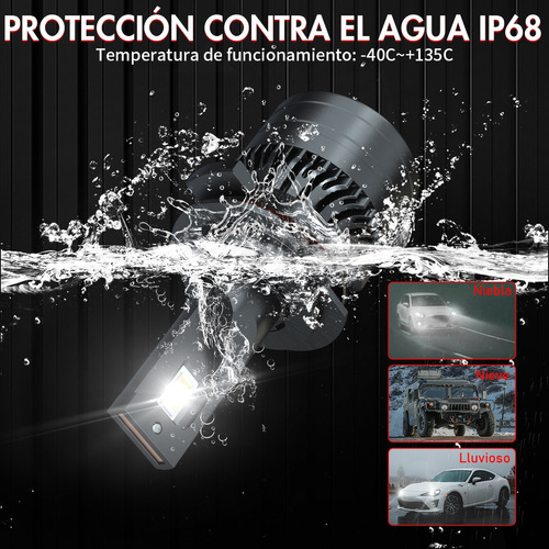 15000lm H1 H7 Focos Led Luz Alta Y Baja Para Volkswagen Foto 2