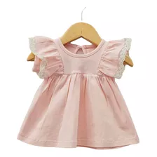 Vestido Rose Algodón Beba Vintage Princess Chocolette Bebes