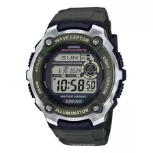 Reloj Casio Wv-200r-3a Para Hombre E-watch Color De La Correa Verde