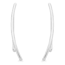 Brinco Ear Cuff Fio Liso Prata 925