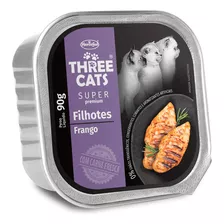 Paté Para Cachorros Sabor Pollo Three Cat Super Premium 90 G