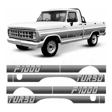 Kit De Adhesivos Laterales Ford F1000 Turbo