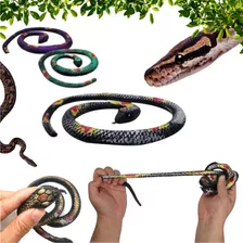 Cobra De Borracha Serpente Macia Brinquedo 39 Cm Pegadinha