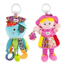 Lamaze Sonajero Didáctico De Peluche Animales Bebé Colgante