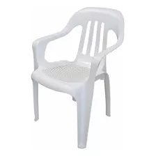 Sillon Plastico Voss 2000 Fiesta Blanca