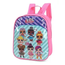 Mochila Escolar Mini Lol Surprise Rosa Luxcel Un Pm