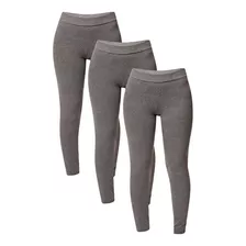 Kit 3 Calças Legging Feminina Lisa Basicamente Oferta