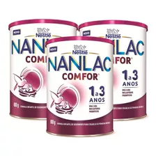 Fórmula Infantil Nanlac Comfor 800g | Kit Com Três Unidades