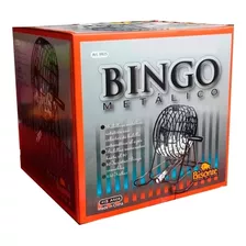 Bingo Loteria C/bolillero Metalico 90 Bolillas Bisonte 9925