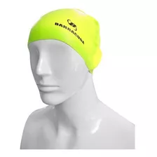 Gorra Barracuda Silicona Pro Natación Piscina Baño Colores Color Verde Fluor Tamaño Universal