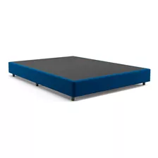 Base Para Cama Box Casal Desmontável Guldi (35x138x188) L... Cor Azul-marinho