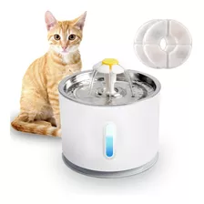 Fuente Automática De Agua Purificada Para Mascotas 2.4l Usb
