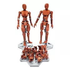 B.h. Figuras Articuladas - Pareja Humana + Holder Completo