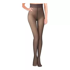 Medias Termicas Malla Afelpada Leggins Invierno Frio