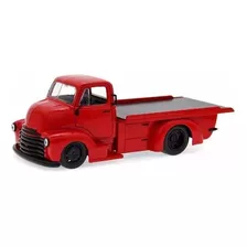 Chevy Coe Pickup 1952 1:24 Jada Vermelho