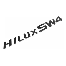 Adesivo Parachoque Toyota Hilux Sw4 Preto Resinado 