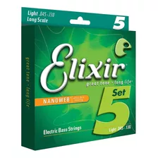 Cuerdas Para Bajo 5 Cuerdas Elixir