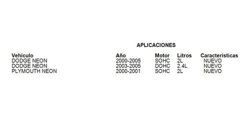 Manguera Filtro Aire Dodge Neon 2003 - 2005 2.4l Nuevo Foto 4