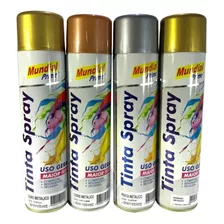 Pintura Aerosol Spray Esmalte Gris Metalizado #1 400ml M87