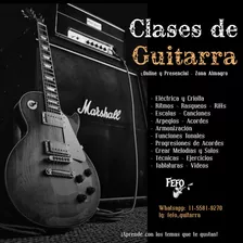 Clases De Guitarra - Rock/blues/metal - Almagro & Online