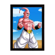 Poster Majin Boo, Quadro Com Moldura 33x24cm