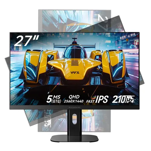 Monitor Gamer Pc Machenike Qhd De 27 Pulgadas, 210 Hz, 5 Ms,