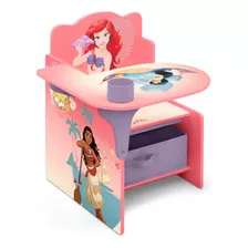 Escritorio Con Silla Delta Children Princesas Disney Tc102 Color Rosa