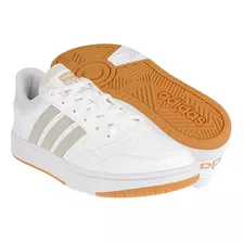 Tenis Caballero adidas Hoops If2634 Simipiel Blanco