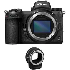 Câmera Nikon Z6 Ii - Corpo + Adaptador Ftz - Lj C/recibo