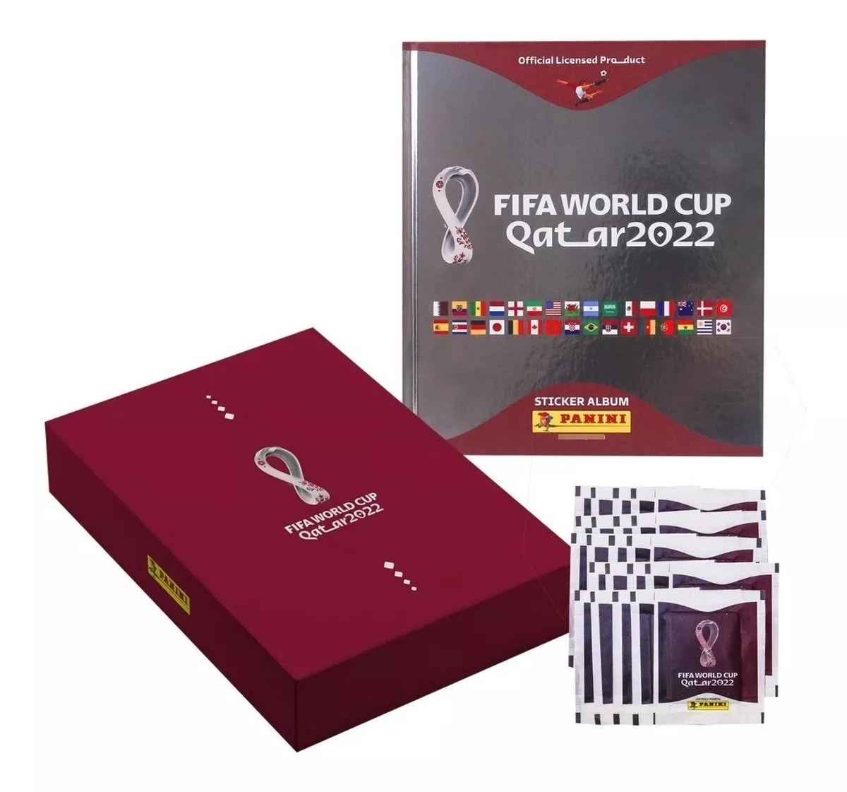 Fifa World Cup Qatar 2022-box Premium Álbum Silver Tapa Dura