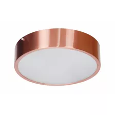 Plafon Cobre Para 2 Lâmpadas Led 25x25 Sala Quarto Cozinha 