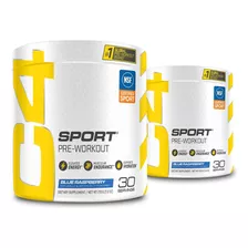 Pre Entreno C4 Sport Blue Raspberry 30 Servings X2