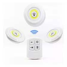 Lâmpada Spot Led Luminária Controle S/fio 3 Unidades Oferta