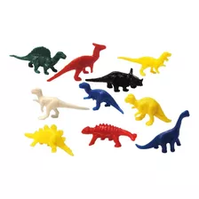 Dinossauro Colorido Plástico Mini Brinquedo Festa - 20 Unds