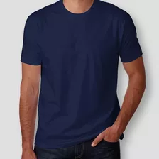 Camiseta Masculina Básica Lisa 100% Algodão Gola Redonda 