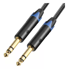 Tisino Cable Trs De 1/4 Pulgadas, 1/4 Trs A Trs Equilibrado 