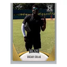 Leaf Draft Gold 44 Oscar Colas Xrc Rc Rookie Rc Rookie Rc Ro