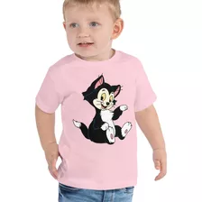 Playera Pinocho Gato/fígaro Niño/dama/caballero