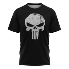 Camisa Justiceiro Frank Punisher Castle Hq Camiseta