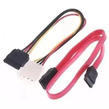 Cabo Adaptador Fonte Ide Molex P/ Sata + Dados + Nf