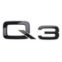 Emblema Para Cajuela Audi A1 A3 A5 Q3 Black Gloos 20.3 X 7.1