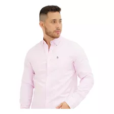 Camisa Penguin Hombre Pink Opwb1204-673