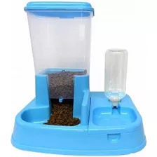 Dispensador Gato Plato D Agua Comida Para Mascotas Animales 