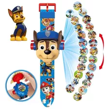 Reloj Proyector Animados 24 Imágenes De Paw Patrol Chase