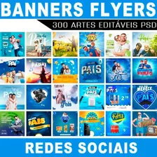 Artes Editáveis Pais Redes Sociais Propagandas Banners Psd