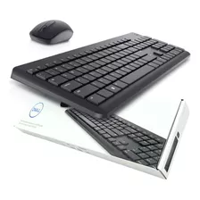 Kit Teclado Mouse Dell Sem Fio Km3322w Wireless Abnt2 Br Pt