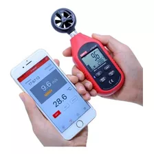 Anemómetro Digital Con Bluetooth / Viento Y Temperatura