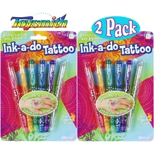 Toysmith Ink-a-do - Paquete De 2 Bolígrafos Brillantes Par.